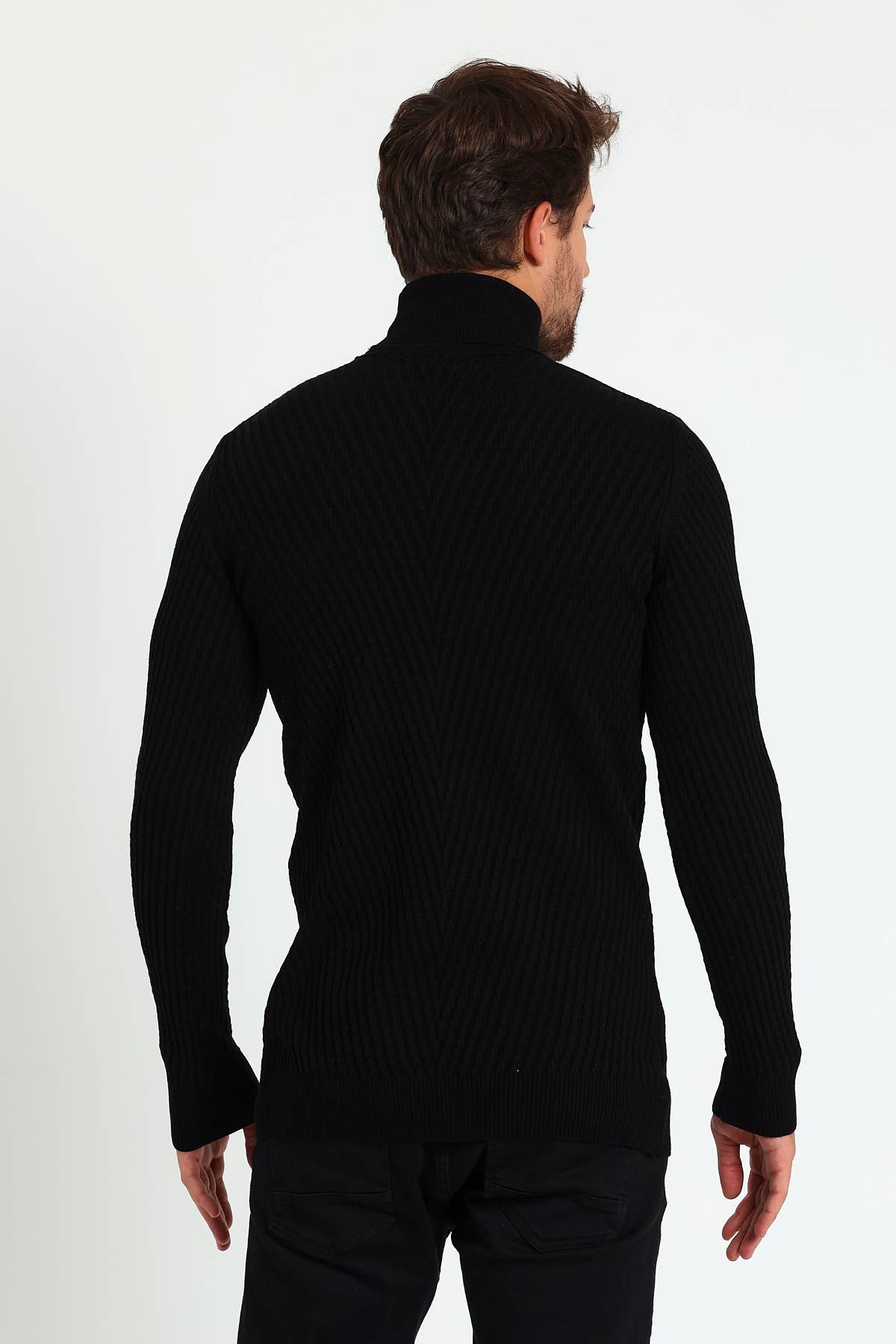 JU GROUP - Wholesale Knit Sweater - Men's - 1640 - MEN'S TURTLENECK SWEATER1