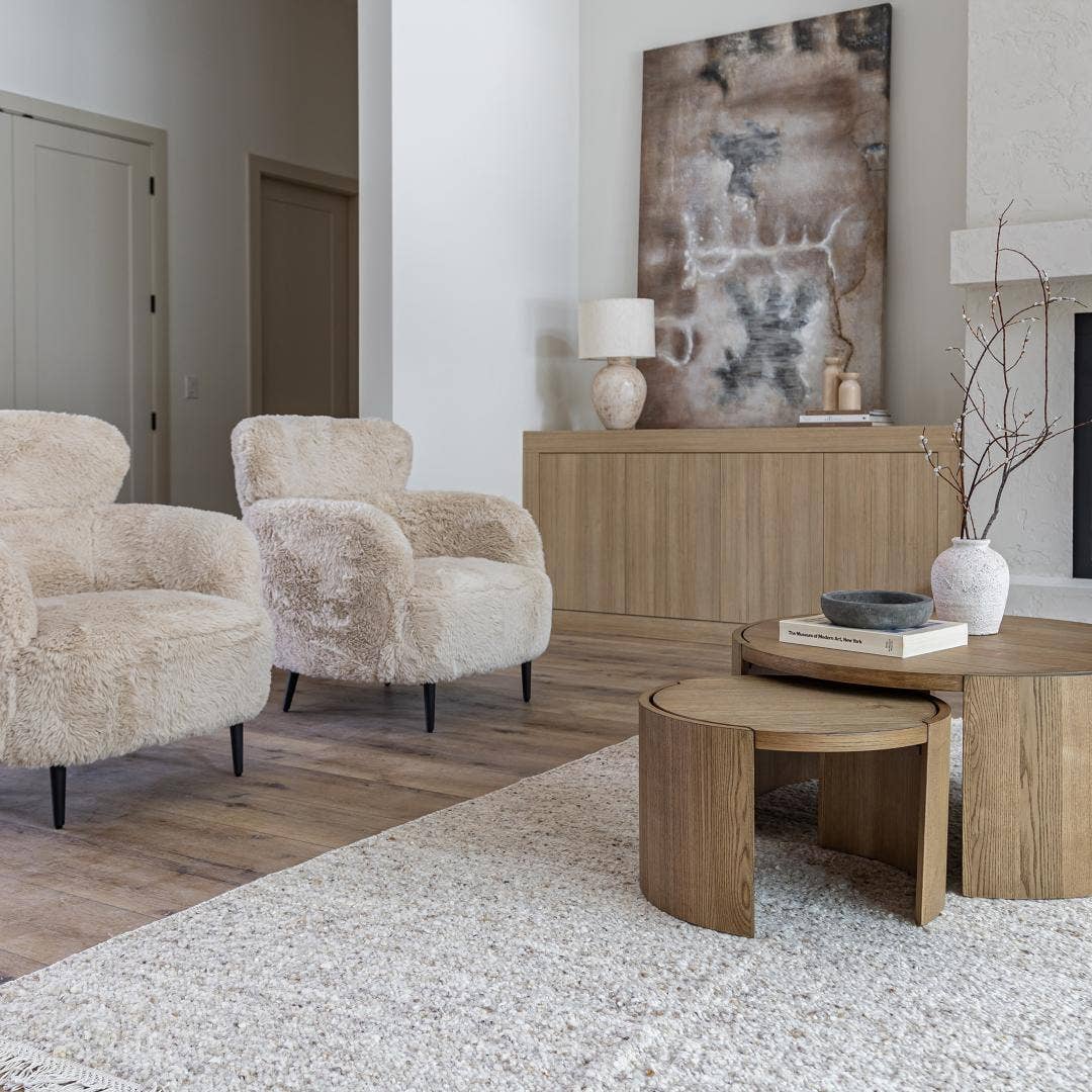 Style In Form - Wholesale Coffee Table - Forma Nesting Coffee Tables (Set of 2) - Rustic Oak3