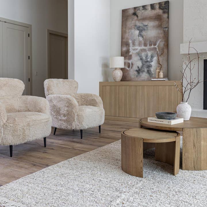 Style In Form - Wholesale Coffee Table - Forma Nesting Coffee Tables (Set of 2) - Rustic Oak3