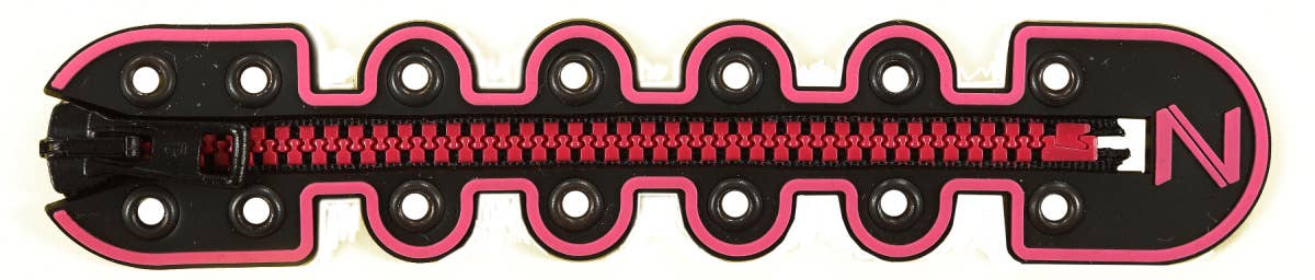 Zipped - Wholesale Shoelaces - Women's - Zipped Shoelaces Black-Pink1