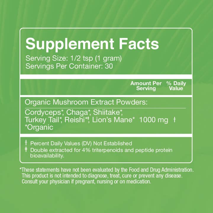 West Wolf Medicinals - Vente Supplément oral/vitamine - Extrait de Champignon Bio Lifeforce Supplément pour le Système Immunitaire3