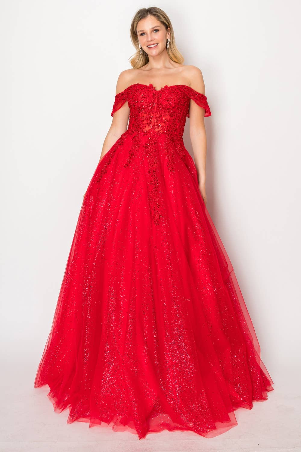 Chicas – Großhandel Abendkleid – Damen – Langes Kleid mit Korsett C33654