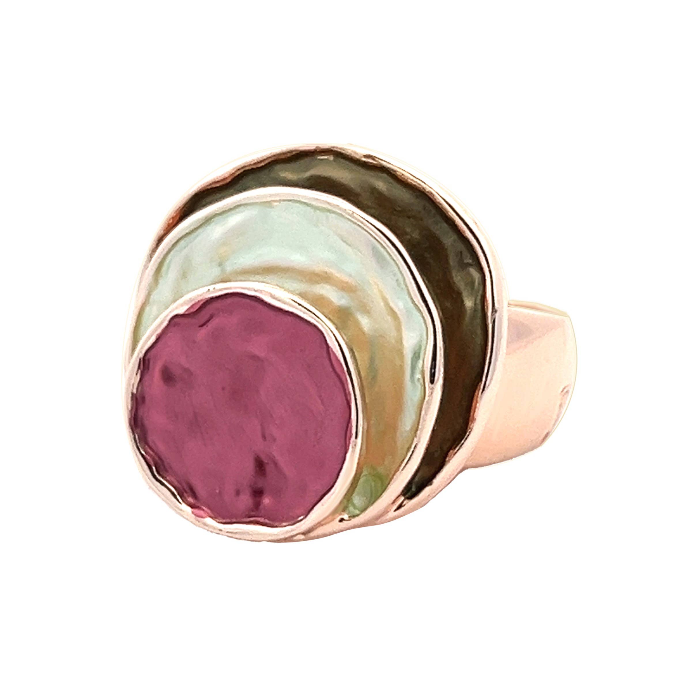 AMORINO SRL - Vendita all'ingrosso Anelli cocktail/statement - ANELLO TONDO ELASTICO SMALTATO1