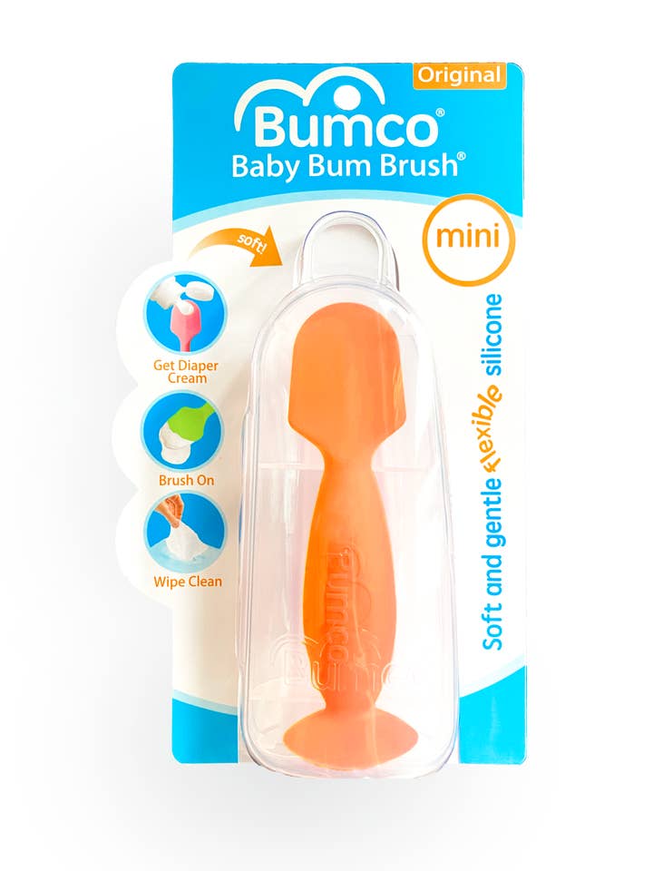 Bumco Mini Baby Bum Brush - Orange for wholesale by Bumco