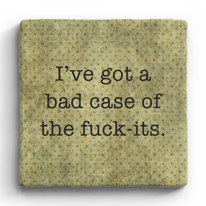 Bad Case - Marble Coaster for wholesale by Paisley & Parsley