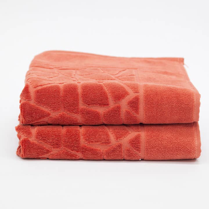 Bath mat stones terracotta for wholesale by my cocooning