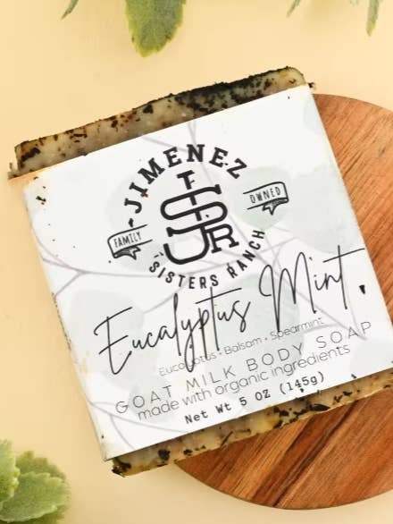 Eucalyptus Mint Gedemælk Bar Sæbe for engroshandel hos Jimenez Sisters Ranch