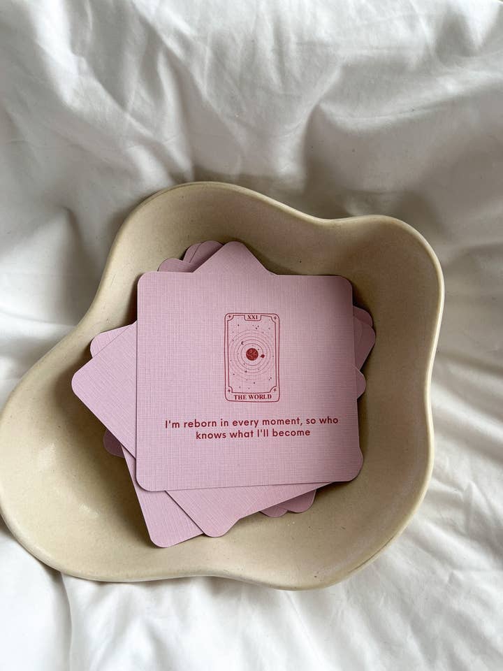 Selena Gomez Vänliga Ord Bekräftelsekort | Positiva Bekräftelsekort för wholesale av Fleurs on Sunday