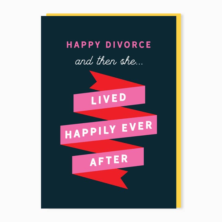 Biglietto di Felice Divorzio per Lei – E vissero felici e contenti per la vendita all'ingrosso da parte di Stoats & Weasels