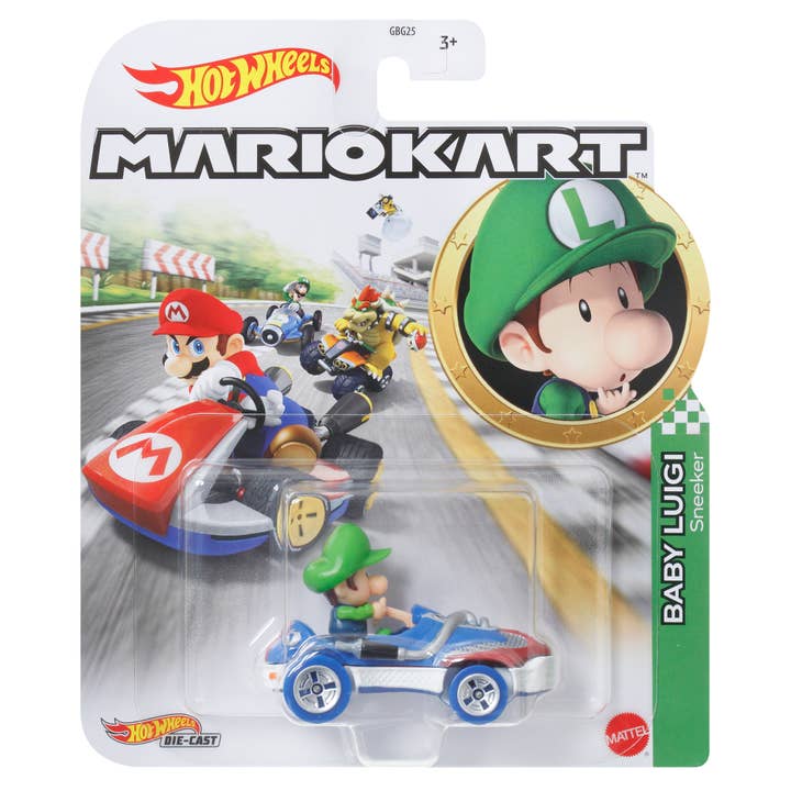 Toysmith - Wholesale Toy Car/Truck - Kids - Mattel Hot Wheels Mario Kart Replica Die-Cast