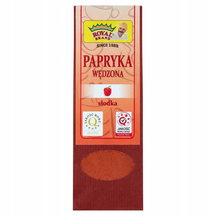 Papryka Wędzona Mielona Słodka Royal Brand 80 g Hiszpańska Przyprawa Dobra for wholesale by Royal Brand