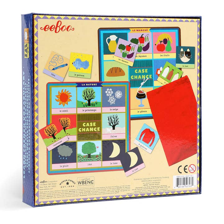 eeBoo - Wholesale Brain Game - Kids - French Bingo1