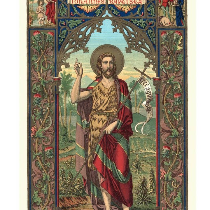 Sal Et Lux - Wholesale Stationery/Notecard Set - Saint John The Baptist Box of 10 Note Cards 4x5 266677