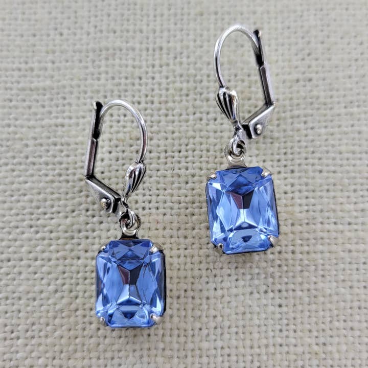 Oostenrijkse Kristallen Oorbel NE299-SP voor wholesale door Sadie Green's Jewelry