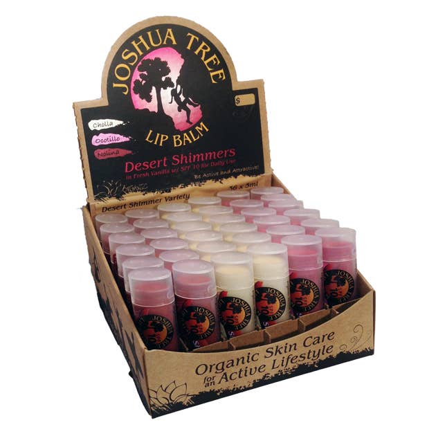 Joshua Tree Skin Care - Wholesale Lip Balm - Desert Shimmer Variety (12x3)