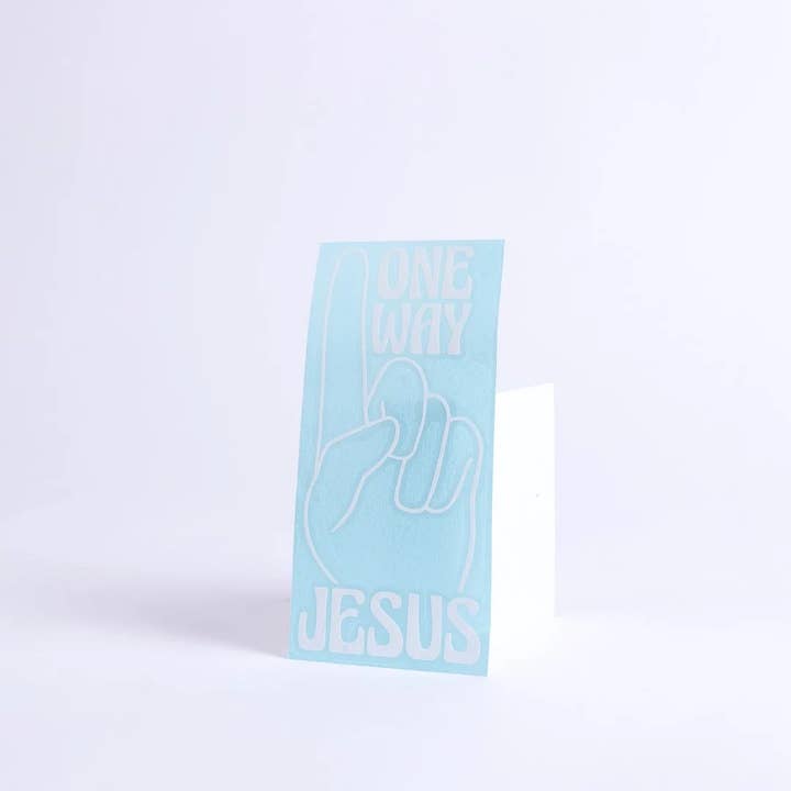 Swanson Christian Products - Wholesale Sticker - Auto Vinyl Decal - One Way Jesus5