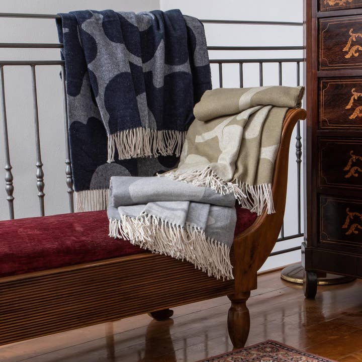 Super Soft Babele Flower - Cotton Plaid for wholesale by SOFIA TOSCANO