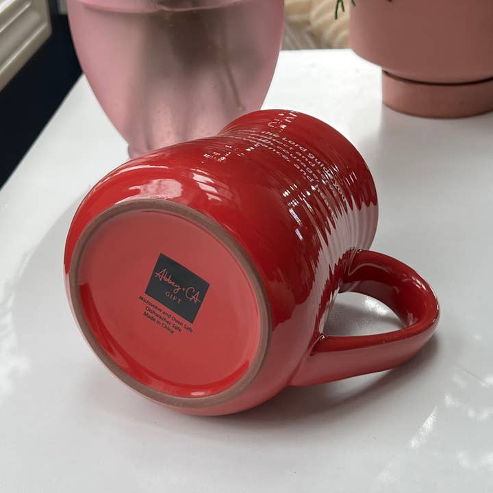 Abbey + CA Gift - Wholesale Coffee Mug - Firefighter Pottery Mug4