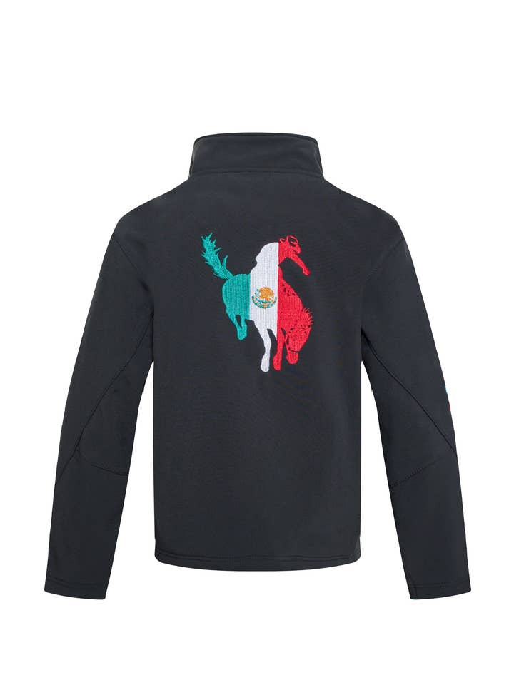 Veste souple Rodeo pour enfant avec doublure en polaire contrecollée pour la vente par Rodeo Clothing