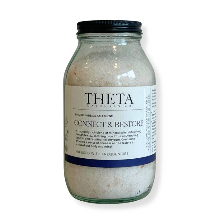 Connect & Restore - Bath Salts 500g for wholesale by Theta Naturals Co.