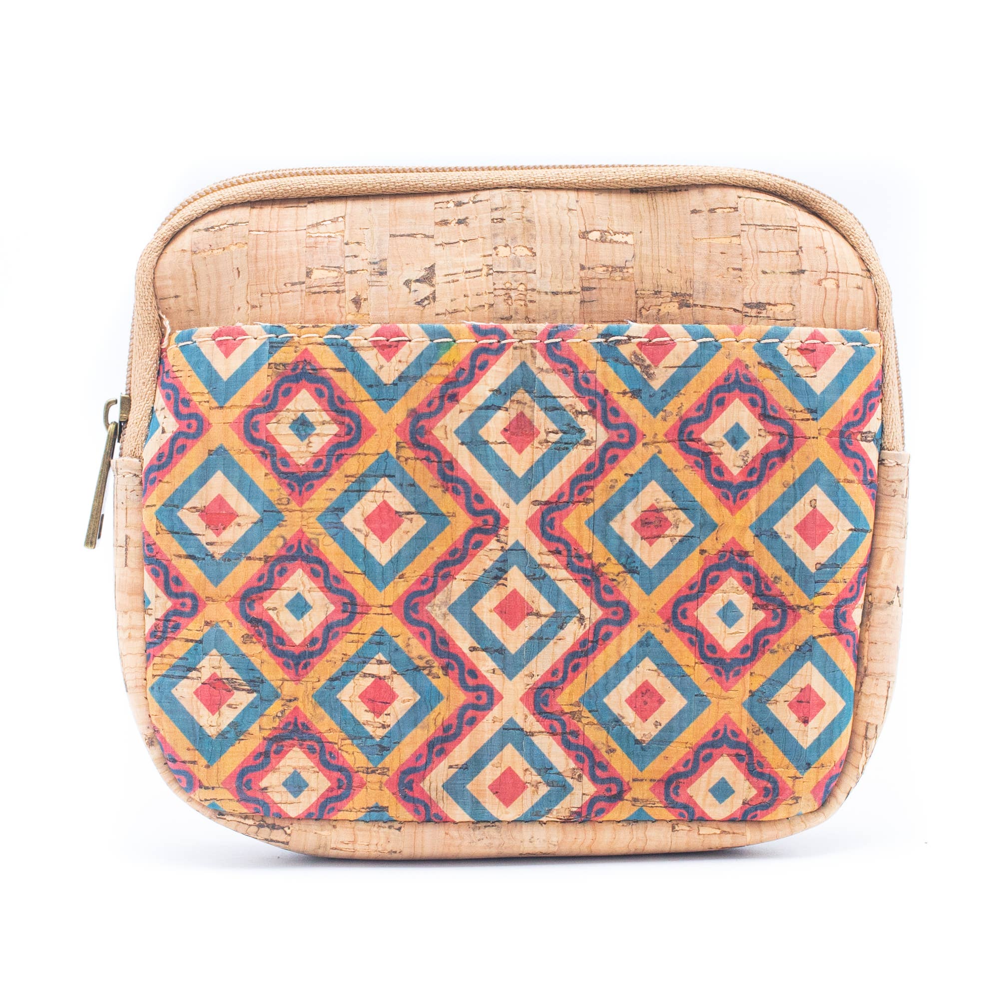 Meninas Bonitas Cork - Venta al por mayor Monedero - Mujer - (5 unidades) monedero de corcho con estampado de monedero BAGF-0013