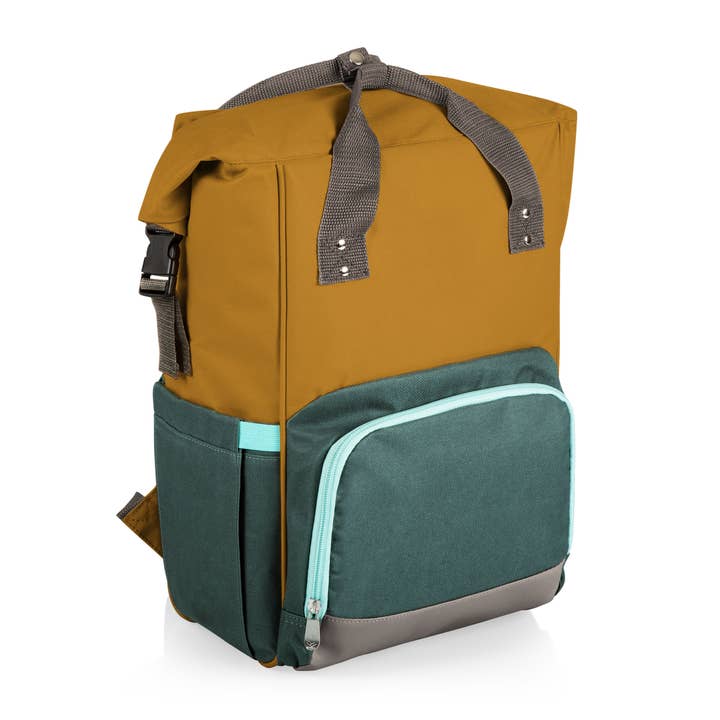 Picnic Time Family of Brands - Wholesale Cooler/Cooler Bag - On The Go Roll-Top Cooler Backpack