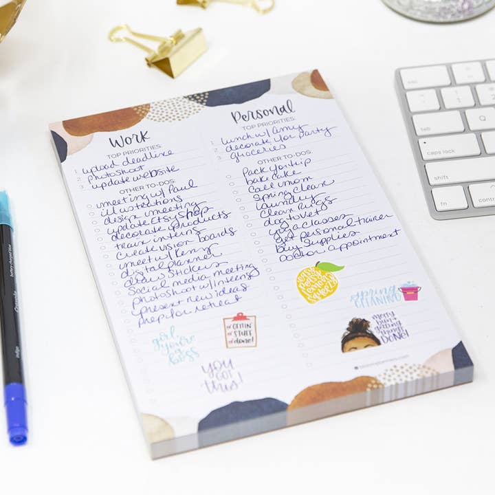 bloom daily planners - Wholesale Notepad - Work & Personal To Do List Pad 6x9 in4