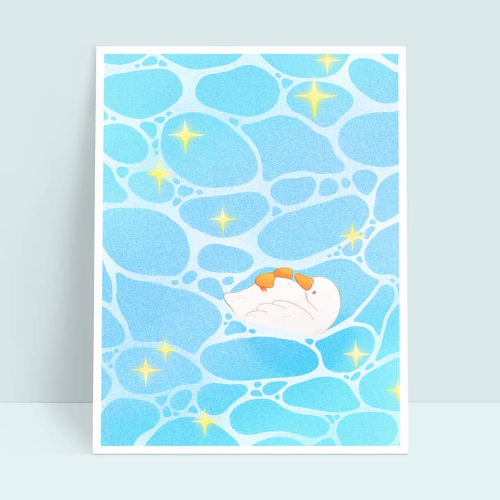 Arcasian - Wholesale Art Print - Floating Goose 6x8 Art Print0