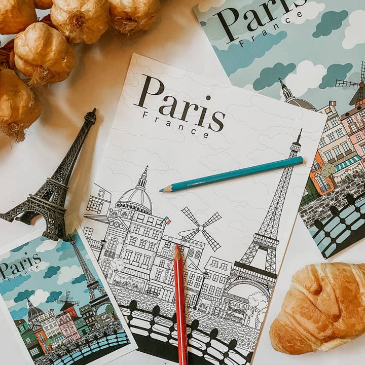 Colouring Pages | City Prints | Adult Colouring | Relaxation for wholesale by BrollyWeather