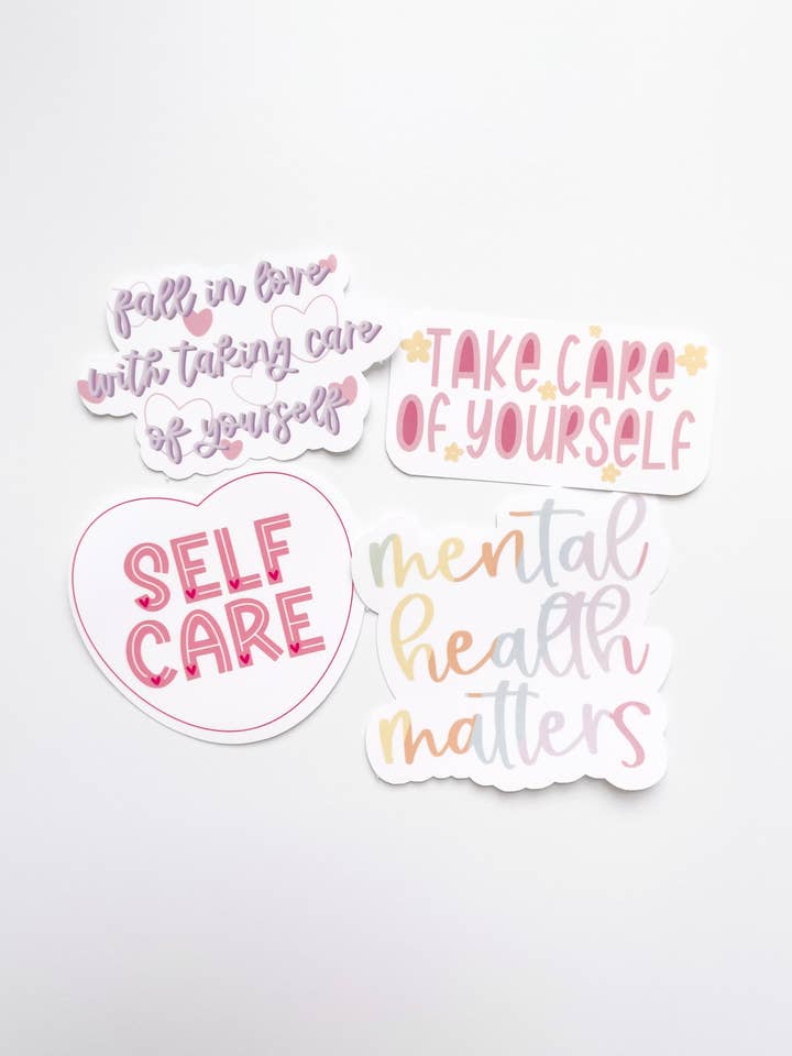 Self Care Aufkleber für den Großhandel von Designed by M and S