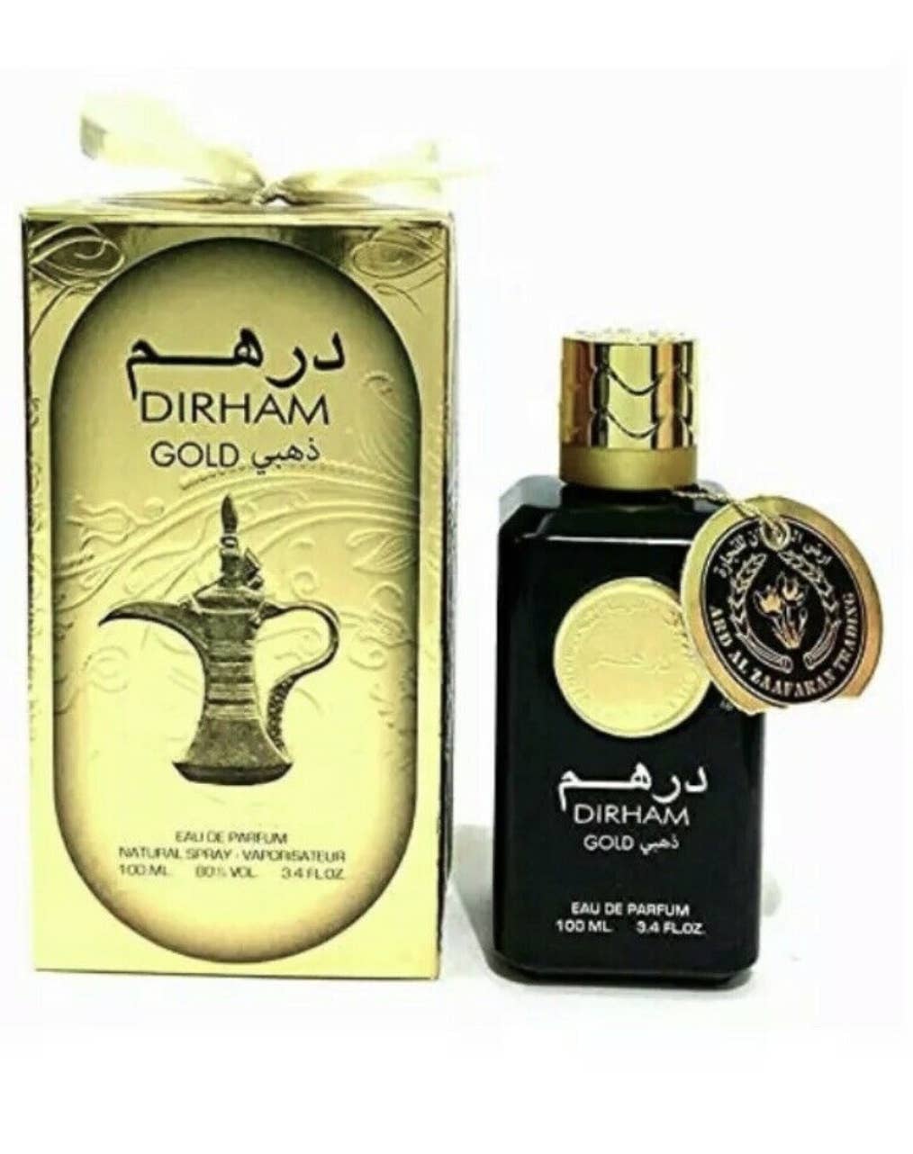 HA Fragrances - Wholesale Perfume/Eau de Toilette - Dirham Gold by Ard Al Zaafaran - Exquisite Eau de Parfum, 100ml