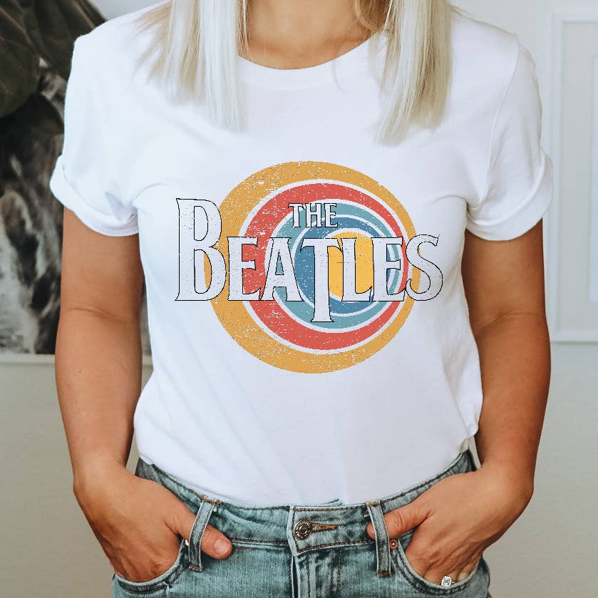 Dakota Soul Tees - Wholesale Screen Printed T-Shirt - Women's - Beatles Tee | 70s Band Tee | Retro Band Shirt3
