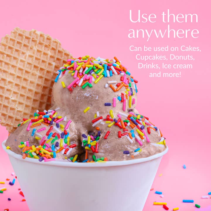 Sprinklemania - Wholesale Sprinkles - Sprinklemania Sprinkles : Birthday Cake Flavored 16oz