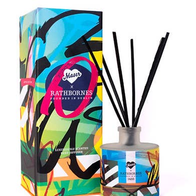 Rathbornes 1488 - Venta al por mayor Difusores de palitos - Difusor de Varillas Perfumadas Maser X Rathbornes (Ciruela Ahumada y Cuero)