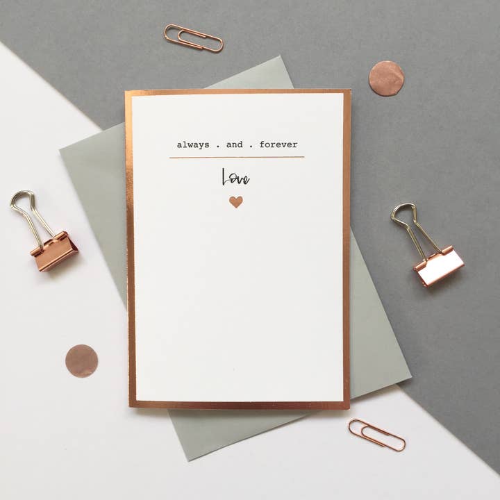 Always and Forever Card for wholesale by Always Sparkle