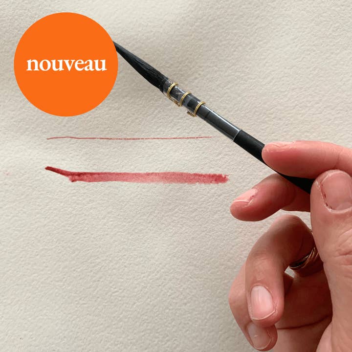 NEW - Tintoretto ultra long watercolor brush size 2/0 for wholesale by LA NOUVELLE VAGUE COULEURS