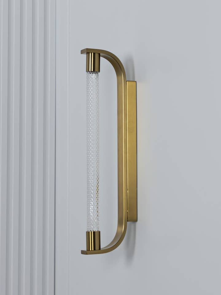 Mira Transparent Glass Antique Led Wall Sconce for wholesale by HEKA LIGHTING & TRADING LTD