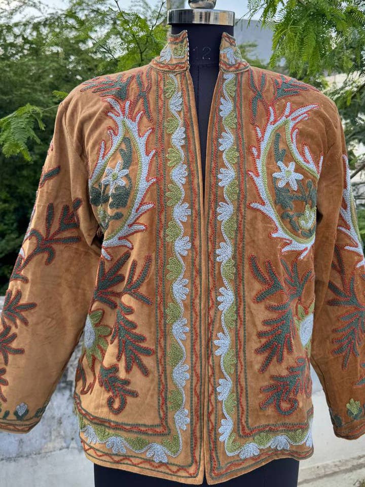 GYPSY STUDIO - Wholesale Jacket - Women's - Handcrafted Cotton Suzani Jacket Bohemian Style Coat1