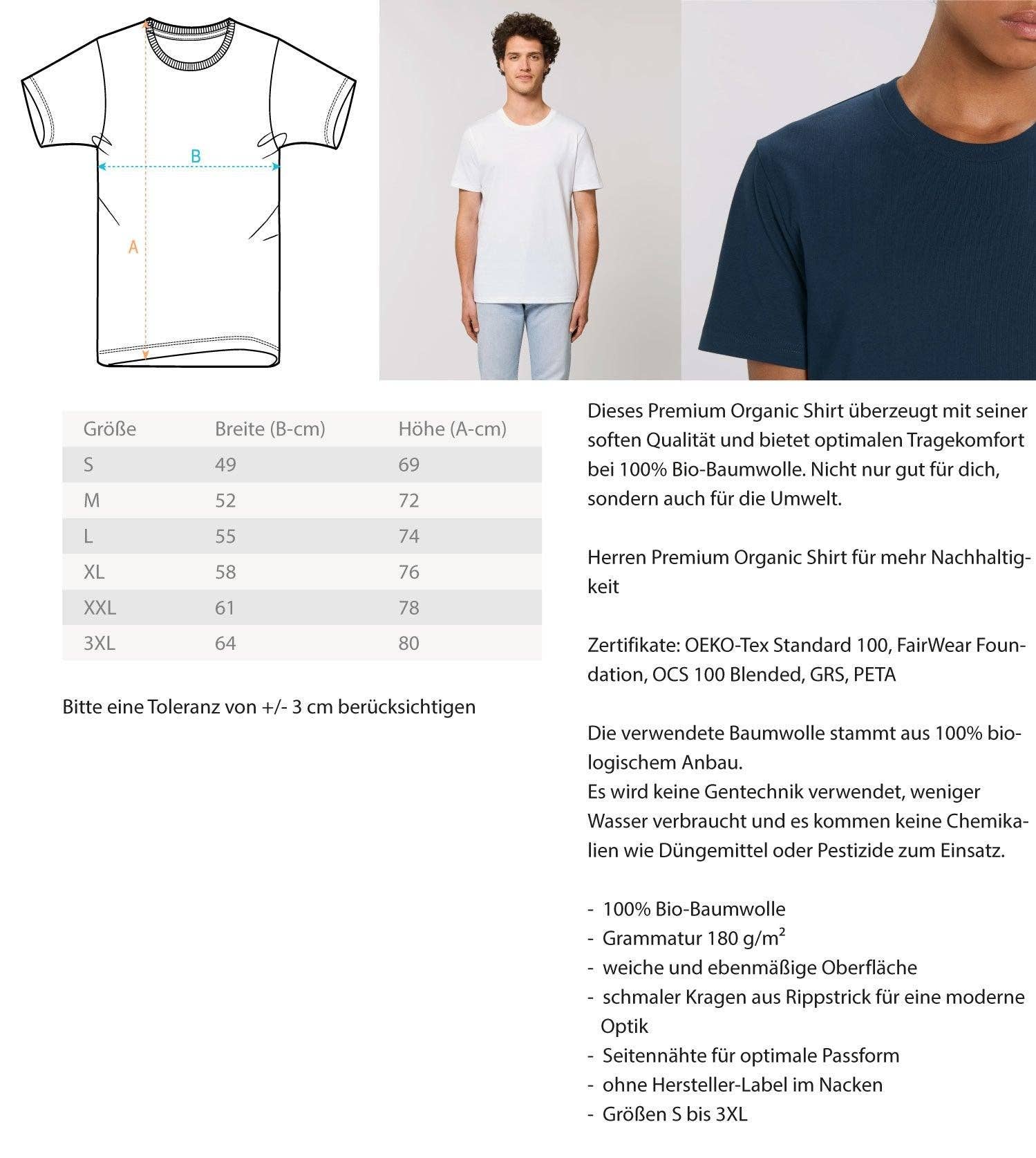 GARTENFAN - Wholesale Screen Printed T-Shirt - Men's - Bee different - men's premium organic shirt3