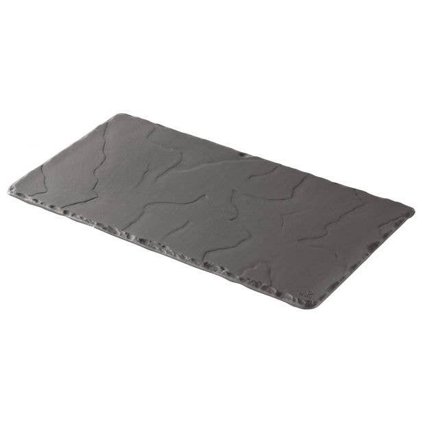 Assiette rectangulaire Basalt 30x16cm pour la vente par REVOL USA