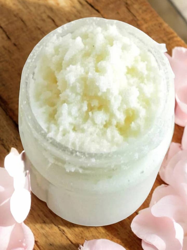 Luxury Snow Baby Foot Scrub with Clay, Salts and Apricot Kernel Oil for wholesale by The Stuff I Love