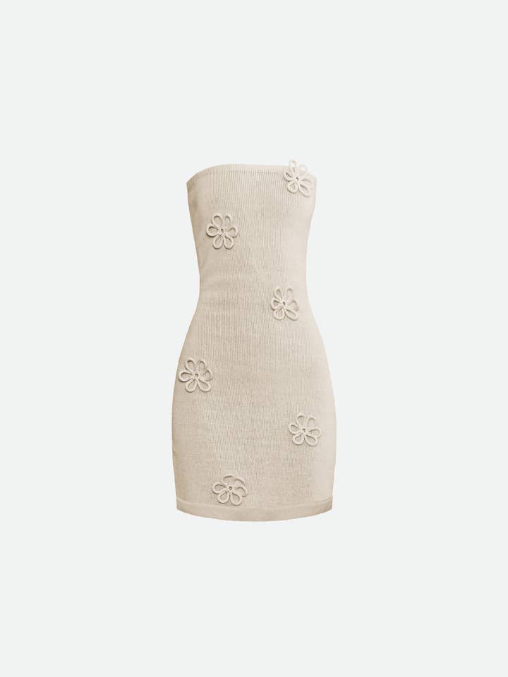 Flower mini tube dress for wholesale by Studio Selles