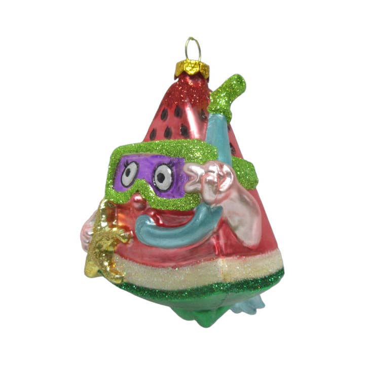 December Diamonds - Wholesale Ornament - Snorkel Watermelon