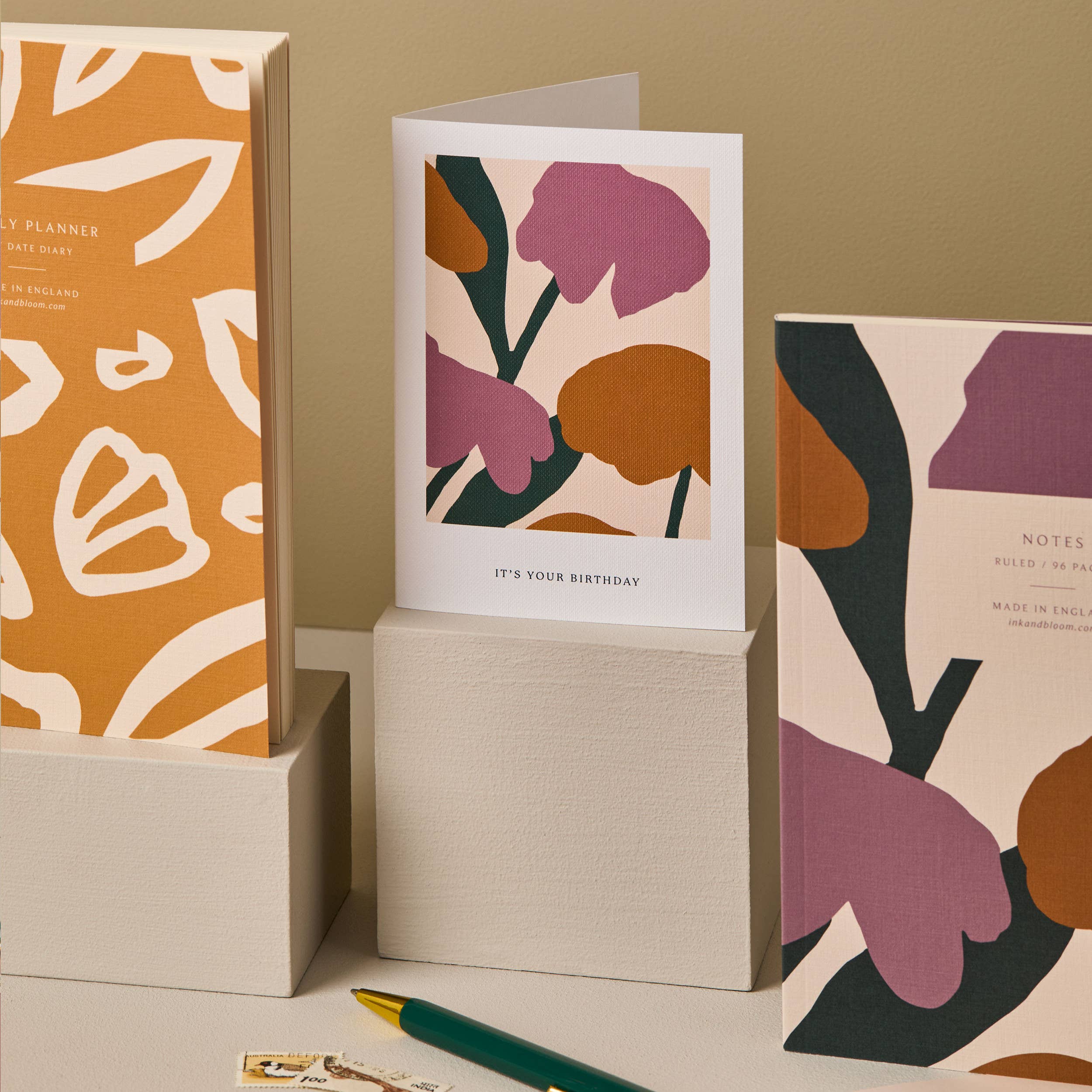 Ink & Bloom – wholesale Notebook – Ruled Notebook in Floral Bloom Pattern7