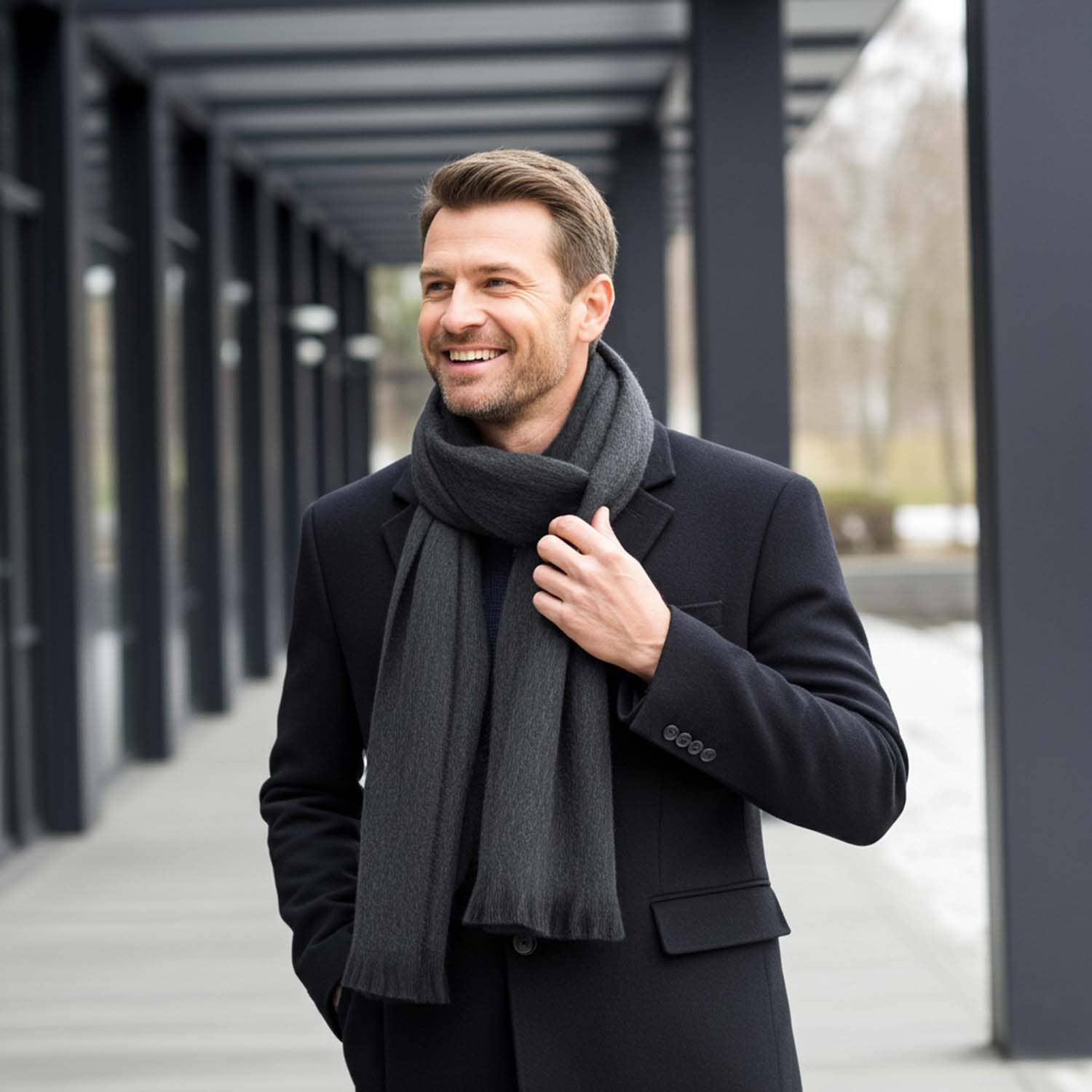 Shupaca Alpaca - Vendita all'ingrosso Sciarpa - Unisex - Sciarpa in alpaca - Nightsky3