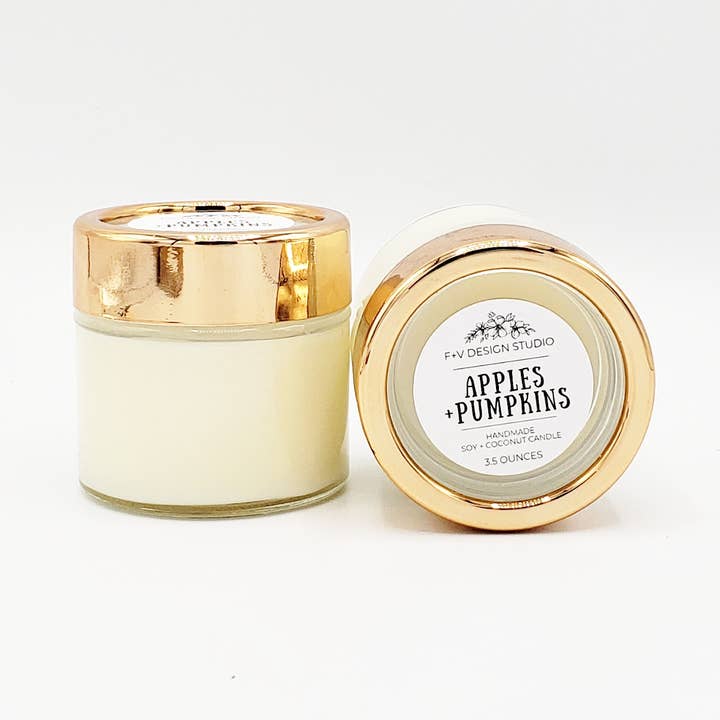 Apples + Pumpkin 10oz for wholesale by F + V Design Studio