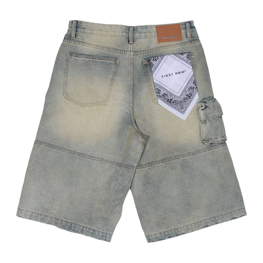 Light Stone Tint PATCHES MULTI CARGO JORTS for wholesale on Faire5