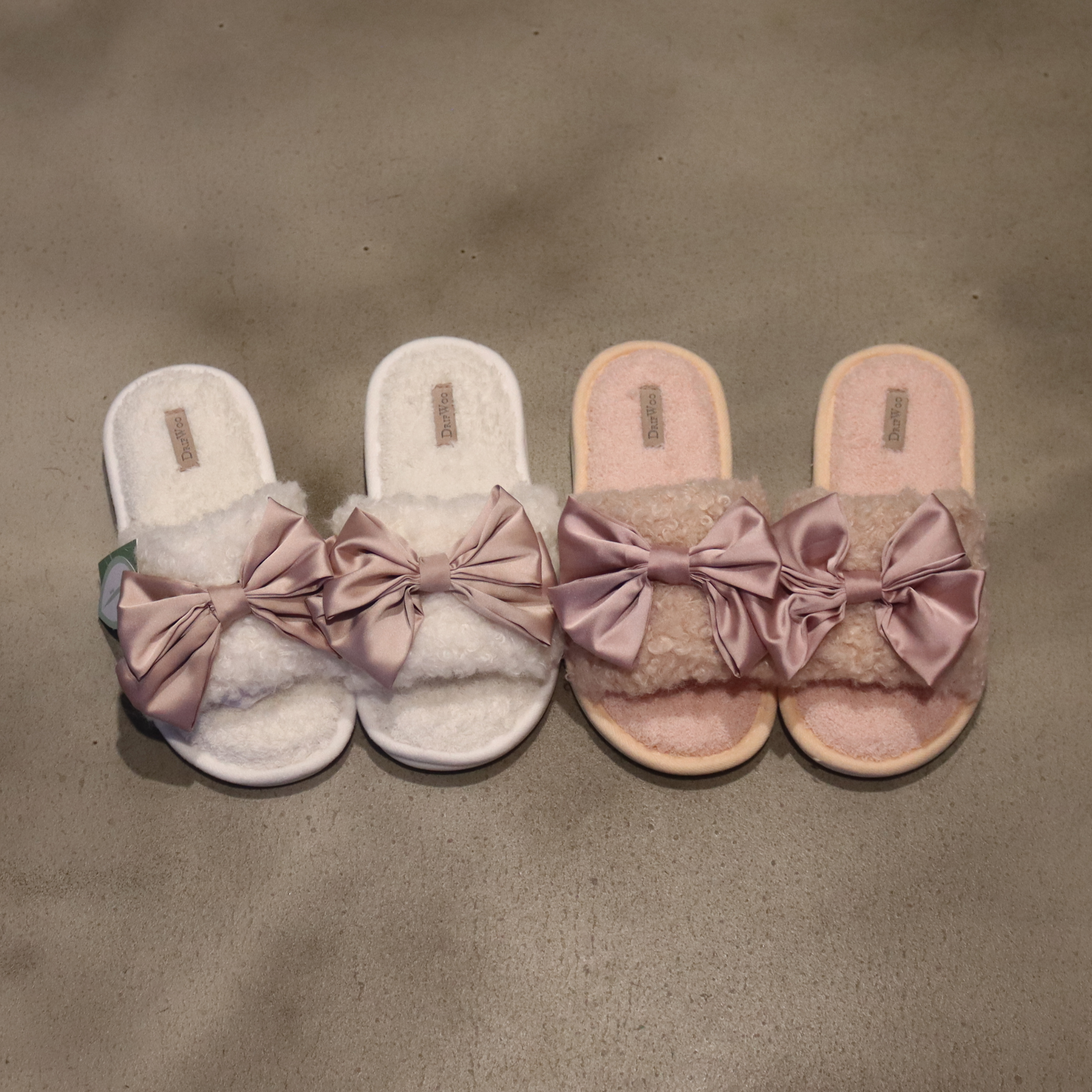 DrifWoo - Wholesale Slippers - Women's - White Fluffy Bridal Slippers – Women’s Summer Spa Slides4