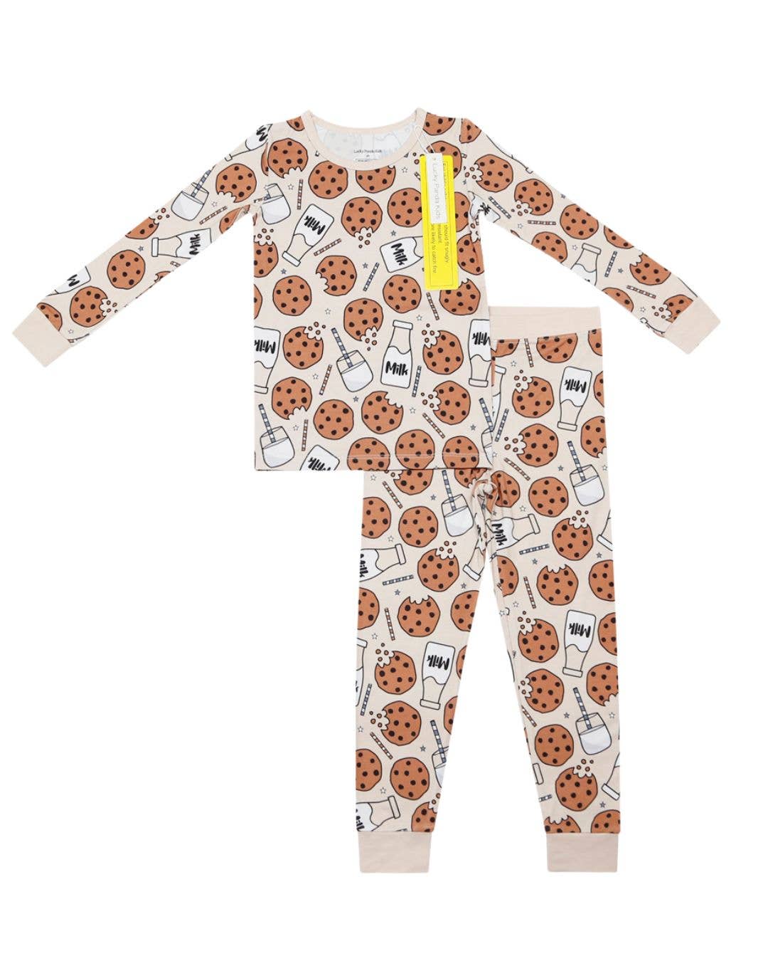 Lucky Panda Kids - Wholesale Sleepwear Set - Kids - Bamboo Kids' Two Piece Set | Milk & Cookies13