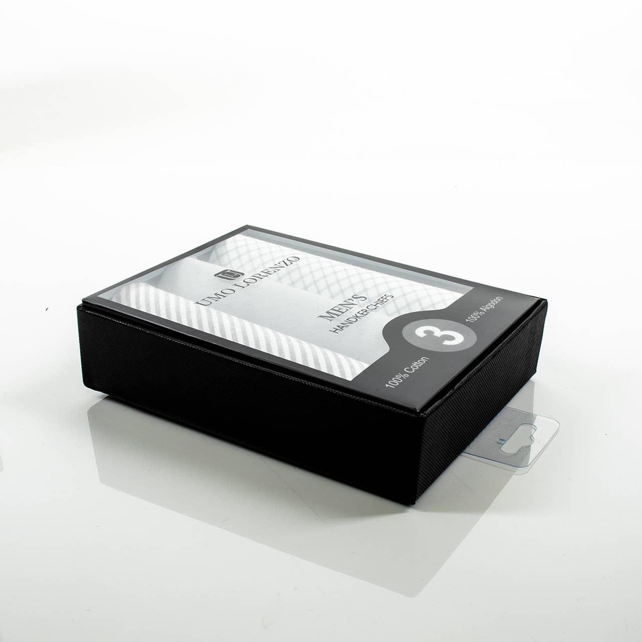 Selini New York - Wholesale Handkerchief - Men's - Men's Boxed Fancy Cotton Handkerchiefs 3pcs Set6